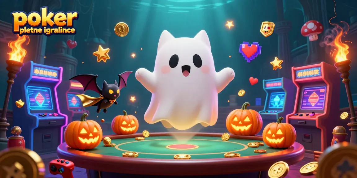 Odkrijte vrhunske poker spletne igralnice s prijateljskim duhcem in vampirjem v iskanju dobitkov.