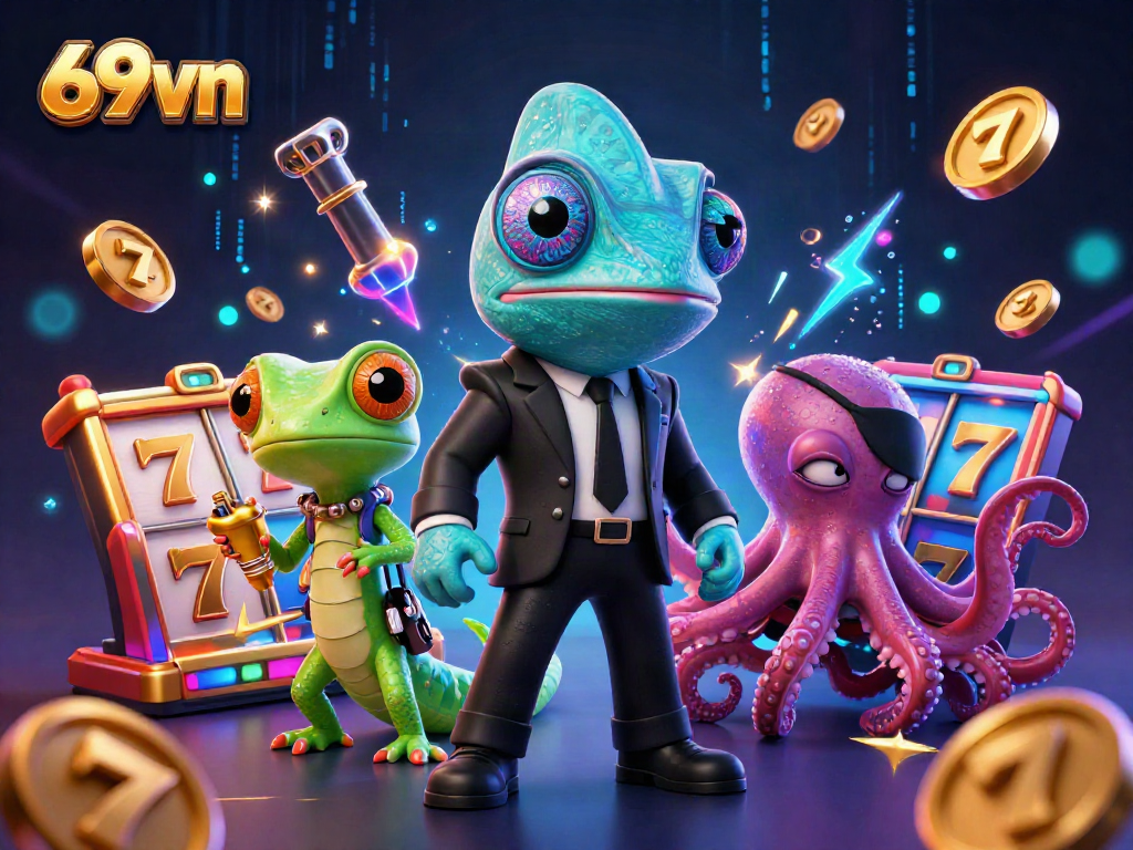 Experience thrilling slots with 69vn's dynamic gaming characters and rich jackpot elements.