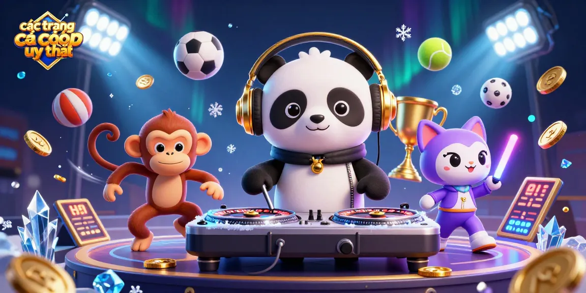 Các trang cá cược uy tín mang đến trải nghiệm tuyệt vời với DJ gấu trúc, khỉ múa và mèo trong đêm vũ hội.