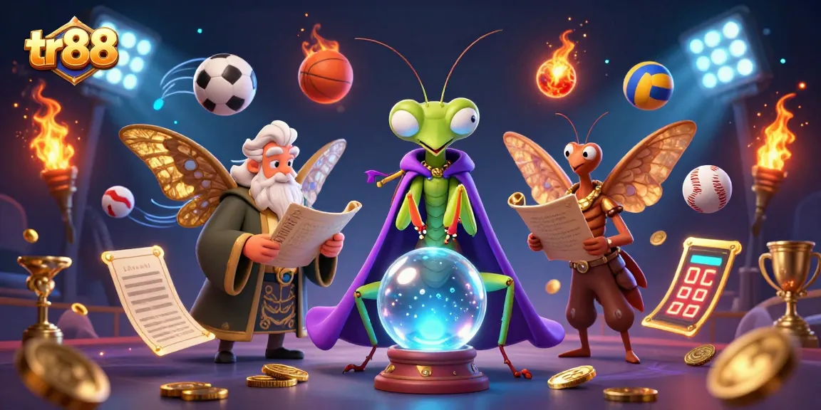 Engage with tr88's thrilling atmosphere through a vibrant 3D cartoon casino illustration depicting action-packed betting scenes.