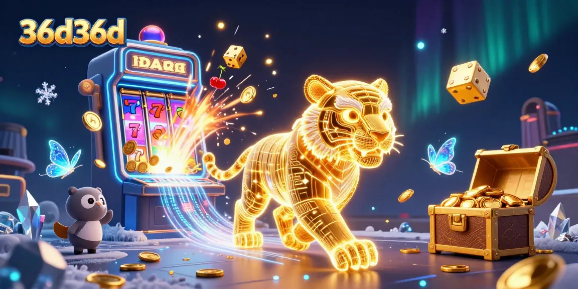 Experience vibrant casino excitement with 36d36d's dazzling 3D slot adventure.